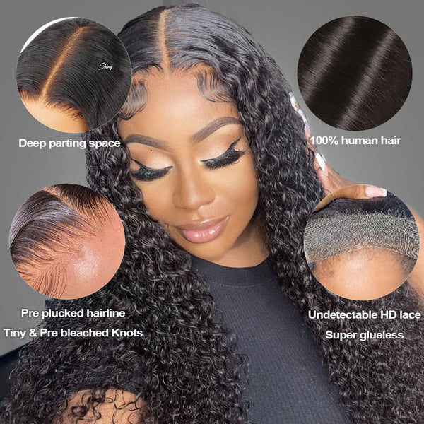 Ivy | 5x5 HD Lace Closure Wig Water Wave Wet And Wavy