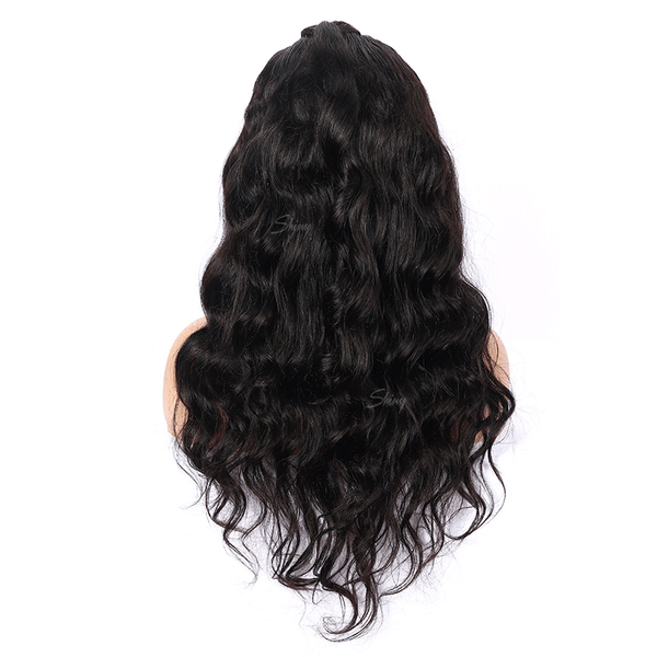 360 Lace Front Wig 100% Human Hair Bleached Knots Royal Wavy | Myshinywigs®