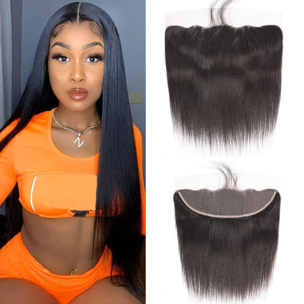 Amity | Real HD 13x4 Lace Frontal Ultra Thin Swiss HD Lace Bleach Knots Pre Plucked with Baby Hair Virgin Human Hair Straight