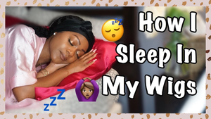 HOW TO SLEEP IN YOUR WIG | My Nightime Routine for Curly Hair Extensions