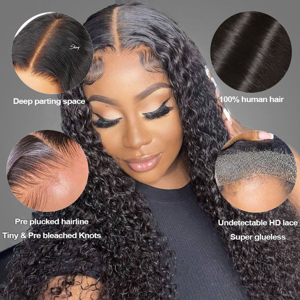 Collins | HD Lace 5X5 Closure Wigs Curly For Beginners