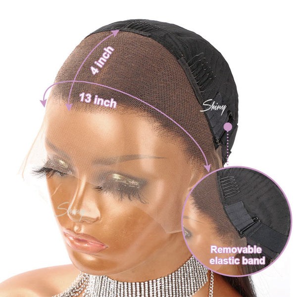 Carla | Side Part Highlight Brown Glueless HD Lace Wig