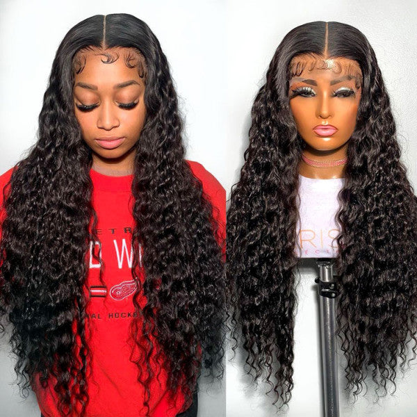 July | 5X5 HD Lace Closure Wigs Loose Deep Curly