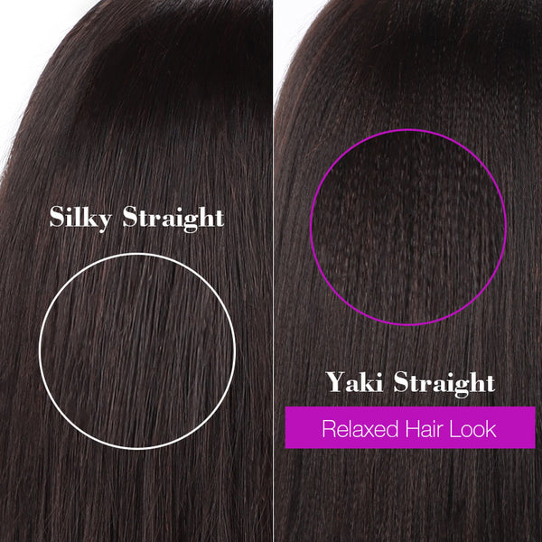 Lily | No Glue Human Hair Wig Yaki Straight Bob
