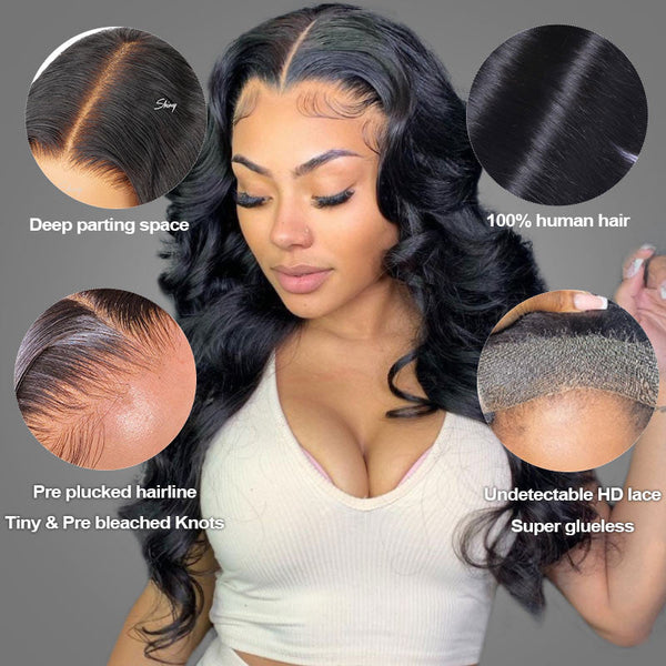 Senta | 5x5 Undetectable HD Lace Front Highlight Color Wavy Wig