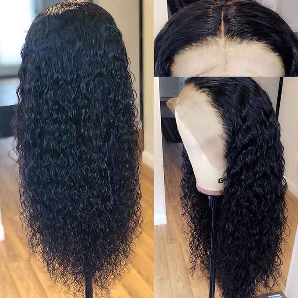 Chassy | 360 Lace Wig Water Wave Pre-plucked Invisible Knots 100% Virgin Hair