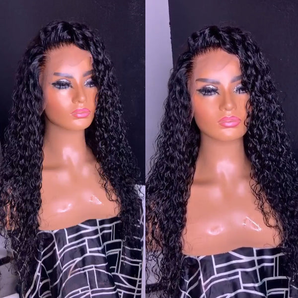 Miriam | Exotic Curly Pre-plucked Invisible Swiss Lace 13X6 Frontal Wig
