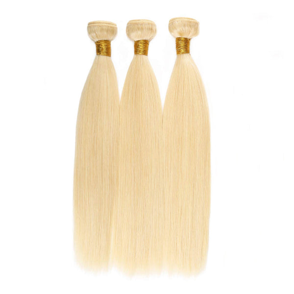 613 Blonde 3 Bundles Deal Human Hair | Myshinywigs®