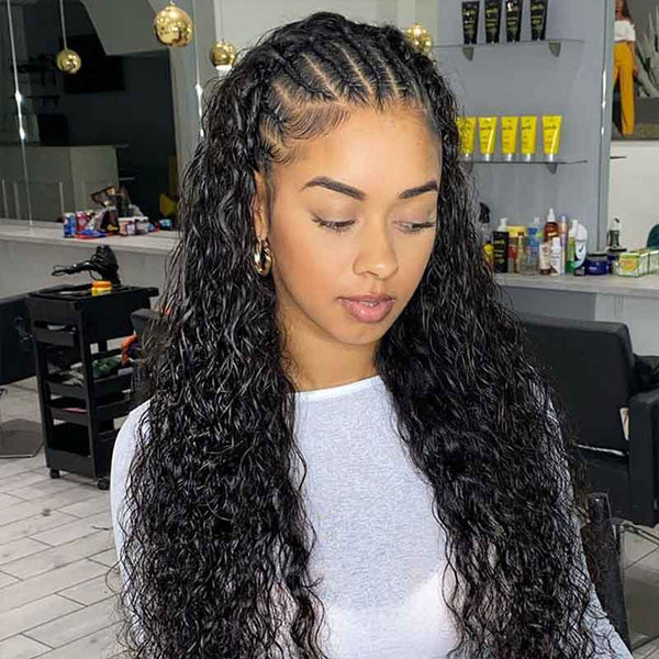 Apples | HD Full Lace Wig Water Wavy Bleached Knots 100%Human Hair
