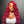 Hepsy | Shiny Red Lace Front Wig Royal Wavy With Natural Hairline