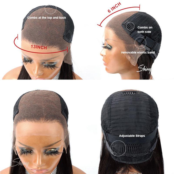 Phyllis | Seamless 13X6 Lace Wig Highlight Shadow Root Royal Wave
