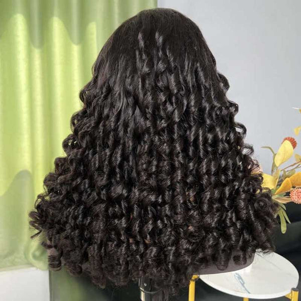 Spiral | Natural Look Spiral Curly Lace Front Wig Beginner Friendly 100% Human Hair