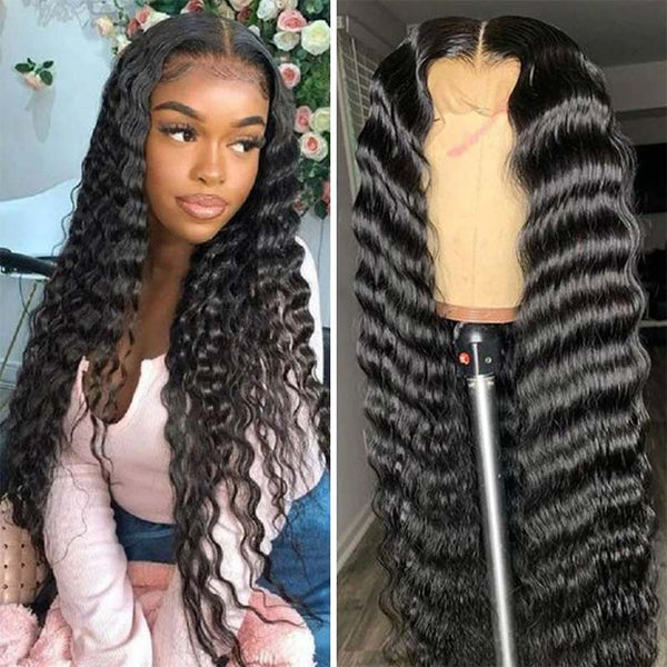 Terry | 13x6 Seamless Lace Front Wig Tropical Deep Wave Realistic Hairline