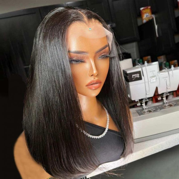 Aary | Top Selected Virgin Hair Medium Length 13X4 Lace Frontal Wig
