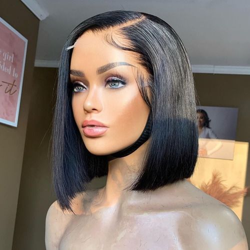Cami | Glueless Bob Real Pre-plucked 13X4 Full Frontal Invisible Swiss/HD Lace Wig