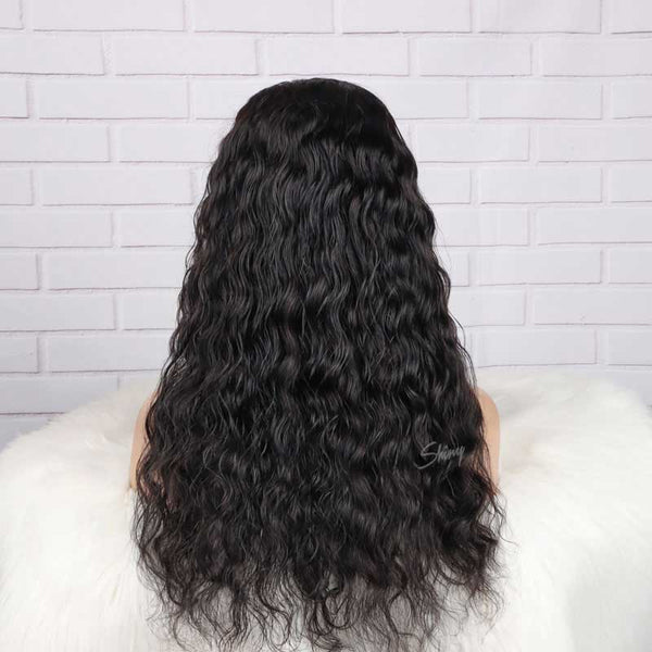 360 Lace Wig Natural Hairline Swiss Lace Loose Curly 100% Human Hair | Myshinywigs®