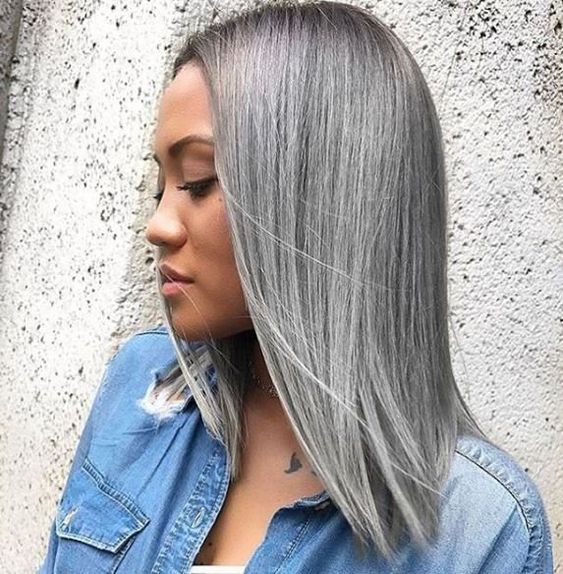 Galeun | Human Hair Salt And Pepper More Gray Long Hair Lace Frontal Wig Beginner Friendly