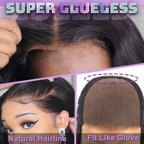 Aniya | Deep Part Super Glueless Silky Straight Lace Closure Wig